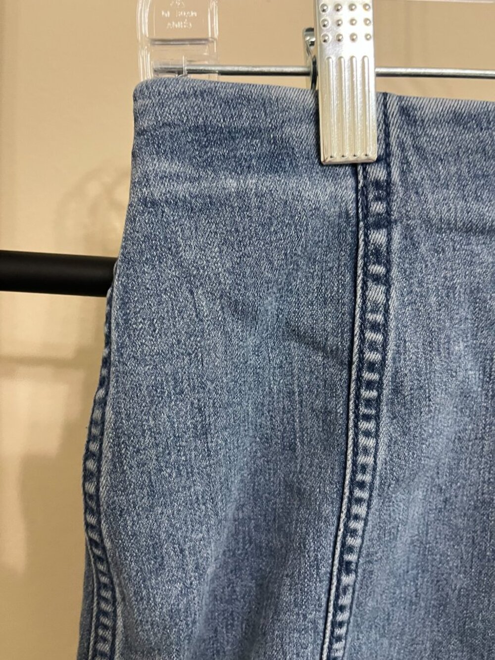 Free People Denim Mini Skirt Blue Size 0 Boho Casual - Picture 5 of 9